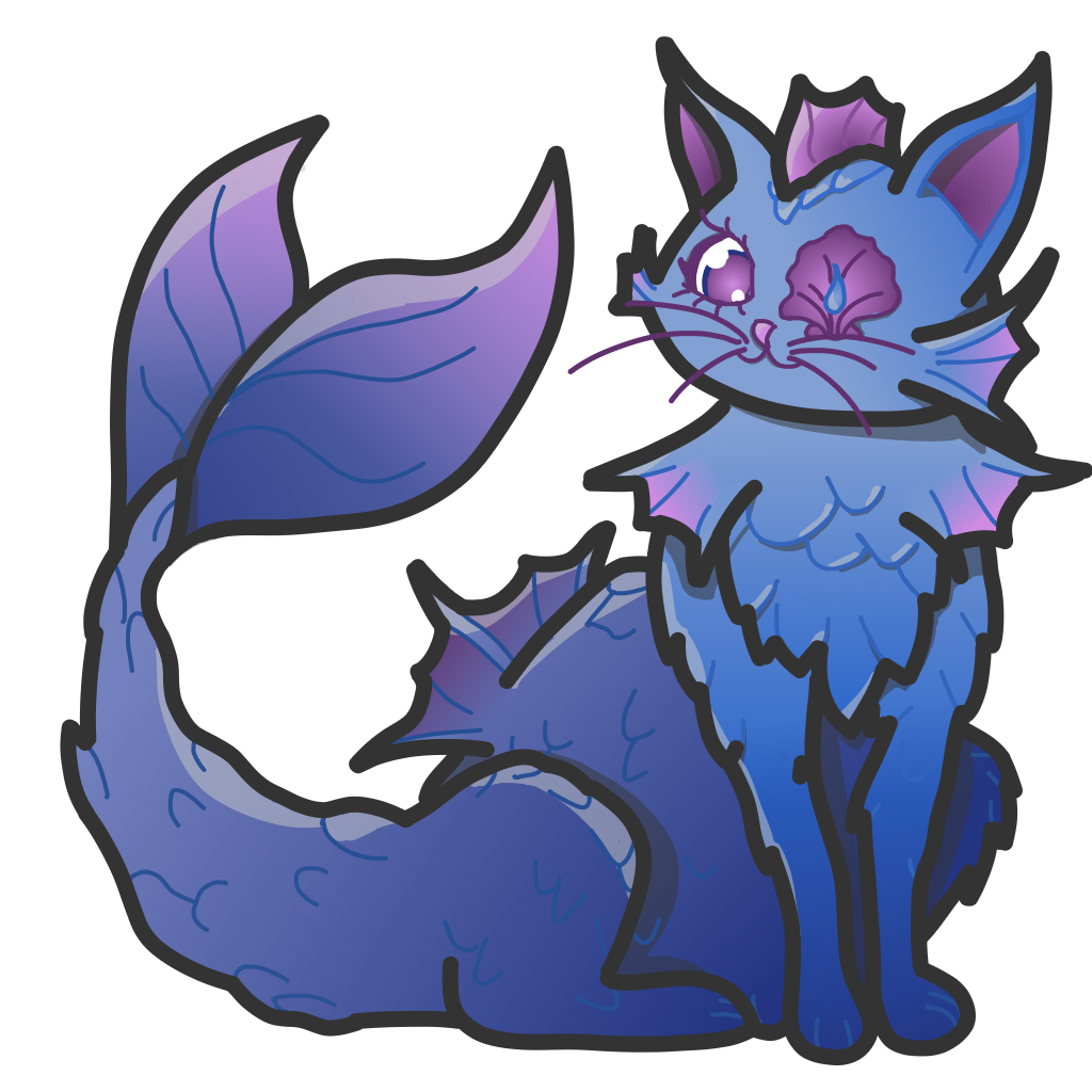 Colored water expert character design without decoration
